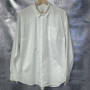 NEW Women's Long Sleeve Open-Front Button-Down XXL